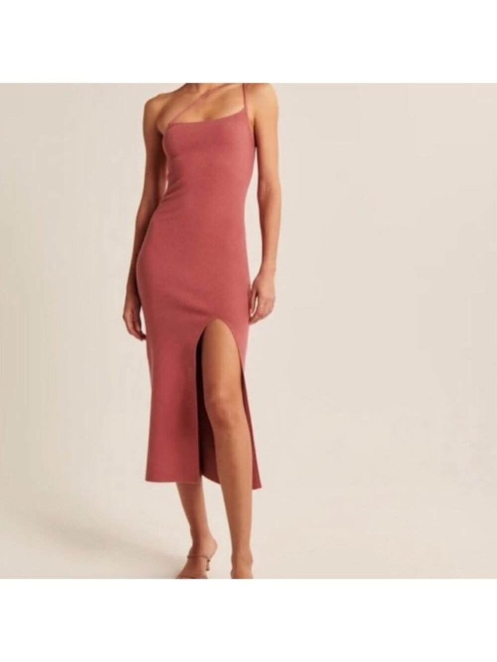 Elegant Pink Sleeveless Dress